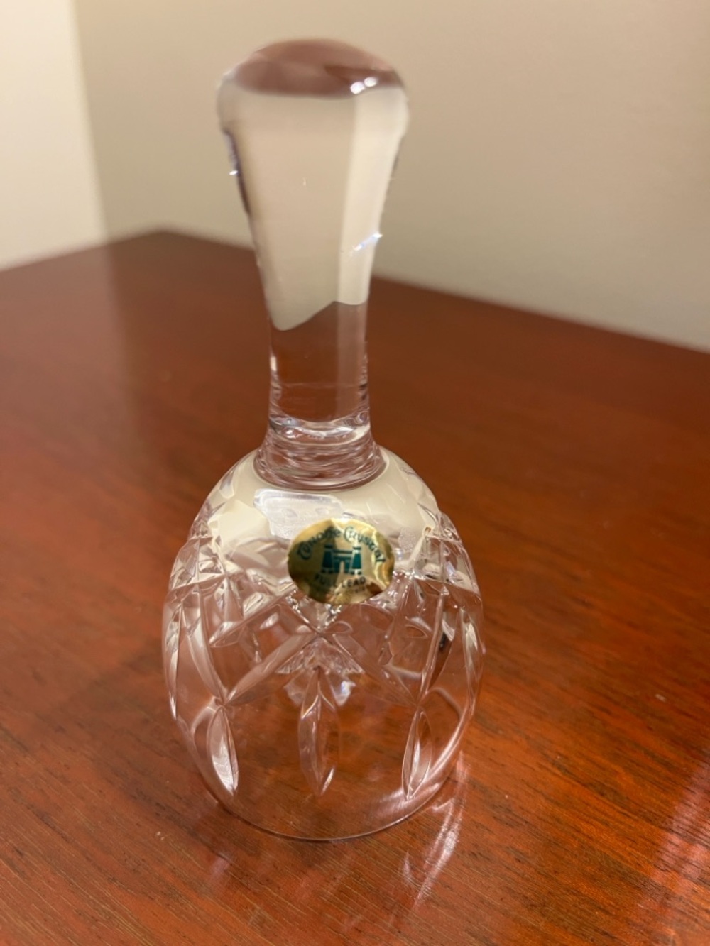 Tyrone Crystal full lead crystal dinner bell